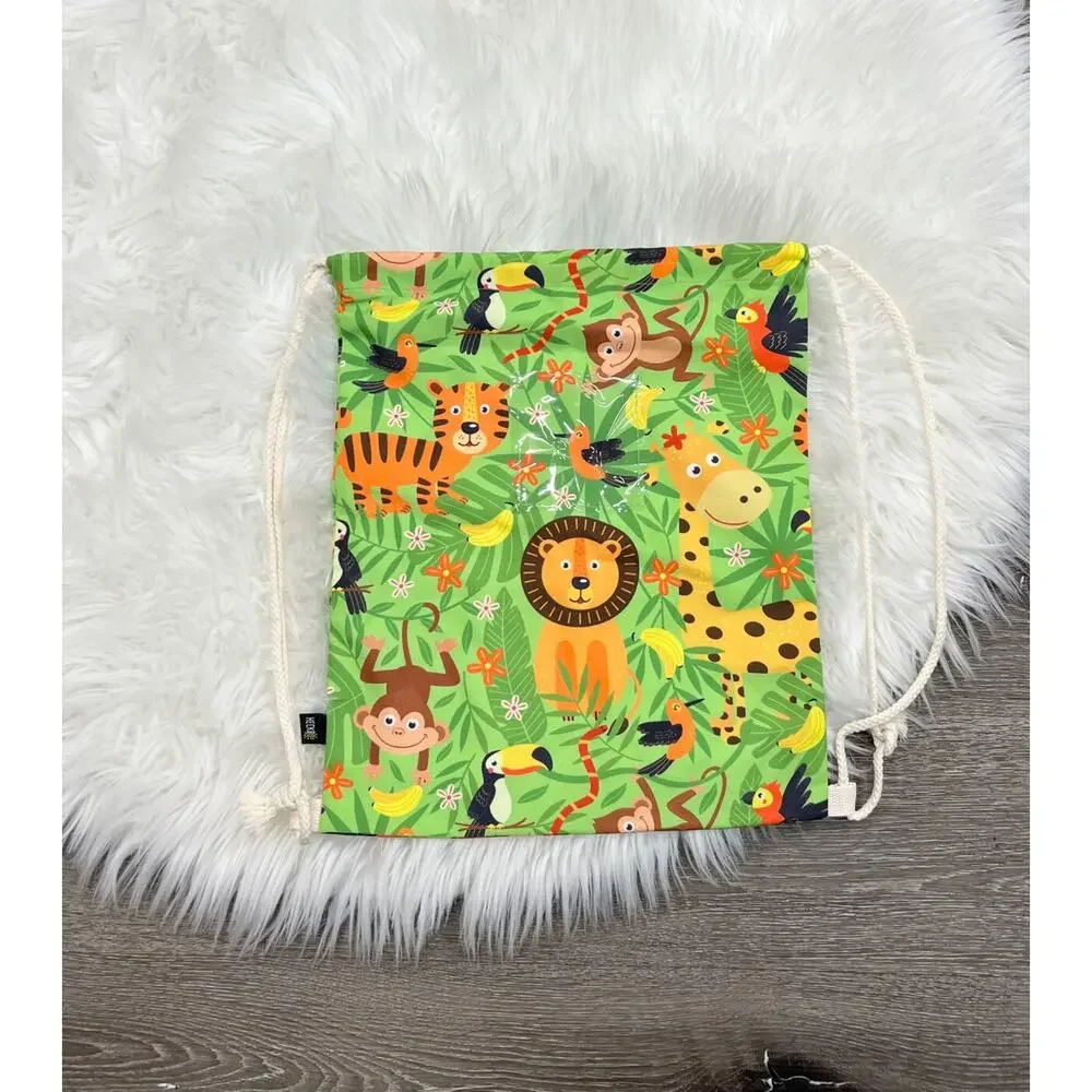 Jungle Drawstring Backpack 15'X13'‎